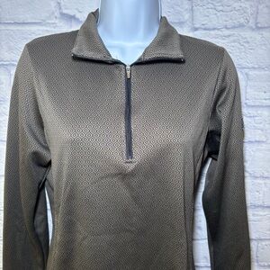 Kerrits 1/4 Zip Fleece Lined 1/4 Zip Shirt Womens Medium Equestrian Horse Riding